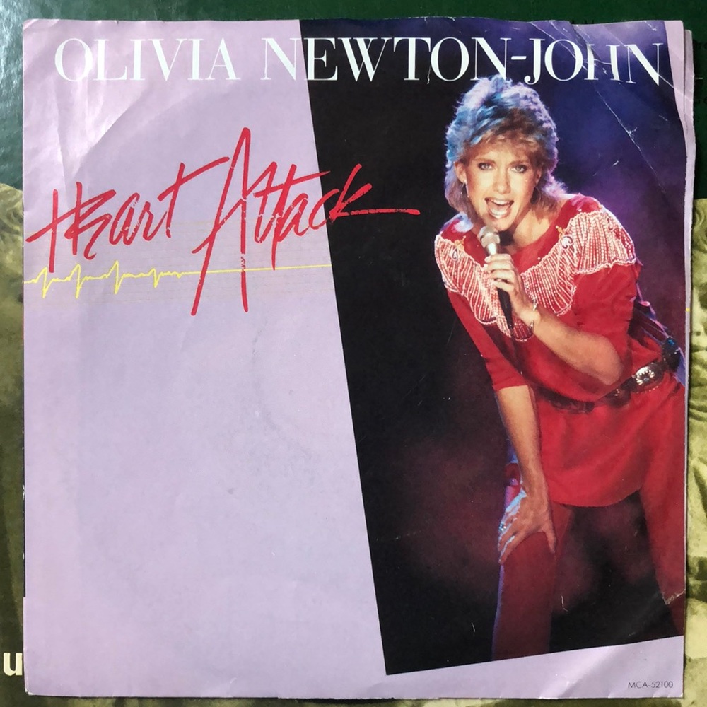 Olivia Newton-John Heart Attack Vinyl 45 Record '82